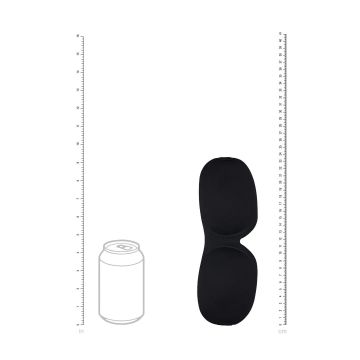 Ouch! BDSM 3D Masker - Zwart