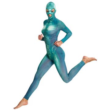 Beasty Cocks Beasty Jumpsuit Reptiel - Blauw