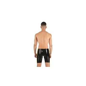 Mister B Rubber Fucker Shorts Black Yellow