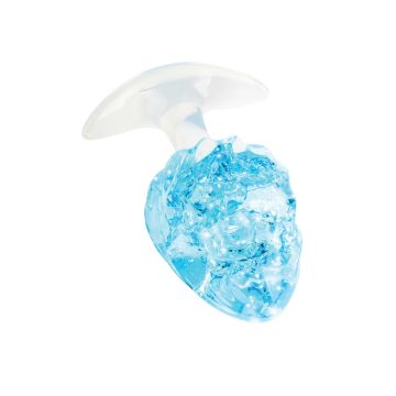 Crystal Buttplug Large - Blauw