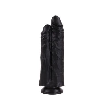 Kiotos Cox Dubbele Dildo Zwart - 28 cm