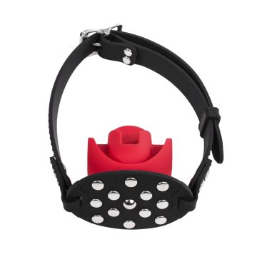 Rimba - Ballgag met Bit - Zwart/Rood