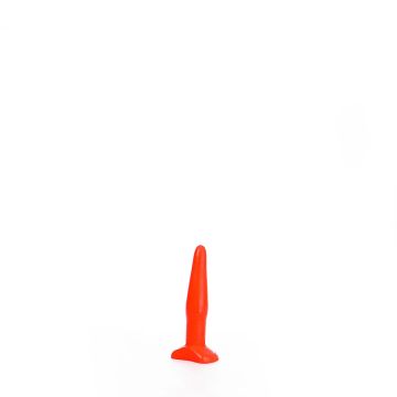 All Black Rick Butt Plug Rood - 12 cm