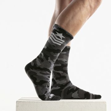 Code 22 Military Sock - Camo Grey