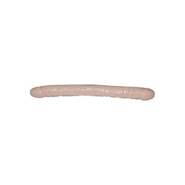 Veined Dubbele Dildo -Wit