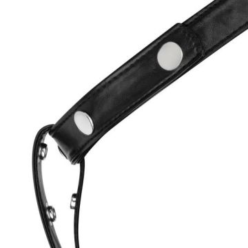 Bedroom Fantasies Hoofd Harnas met Strap-On Systeem - Zwart