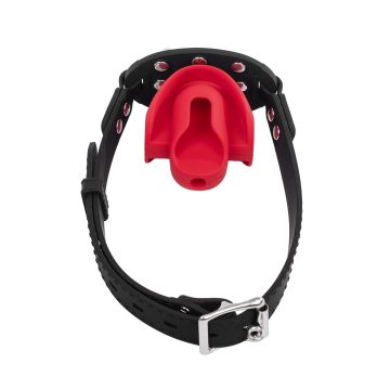 Rimba - Ballgag met Bit - Zwart/Rood