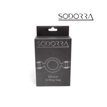 Sodorra Siliconen O-Ring Gag - Zwart