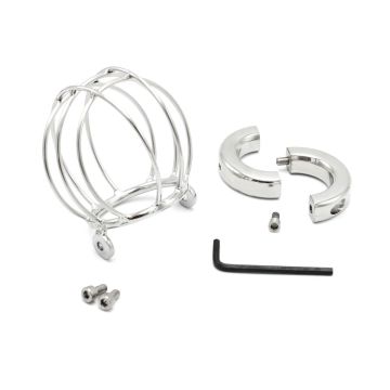 Ballstretcher Ball Cage - Zilver
