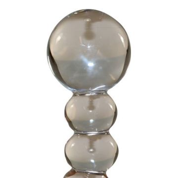 Icicles Glazen Kralen Dildo No. 66 Clear