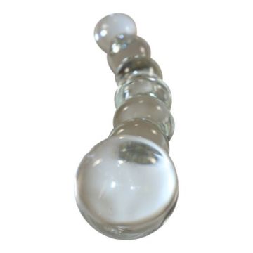 Icicles Glazen Kralen Dildo No. 66 Clear