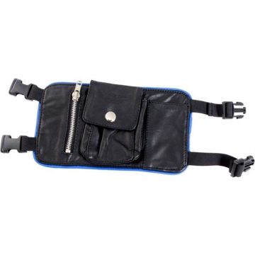 Party Wallet with Piping Blue