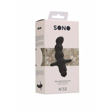 No. 53 - Anal Finger Stimulator - Zwart