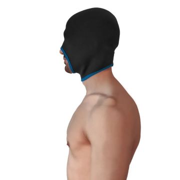BRUTUS Blind Neopreen Face Fucker BDSM Masker - Zwart/Blauw