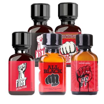Fist Poppers Pack - 5 x 24 ml