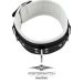 Slavenhalsband wit gevoerd* 