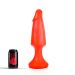 All Black Eric Buttplug Rood - 35 cm