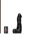 All Black Steroid Dildo Bodybuilder Zwart - 33 cm