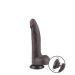 Realistische Aftrekbare Dildo Met ballen Bruin - 20 cm Realistische Aftrekbare Dildo Met ballen Bruin - 20 cm